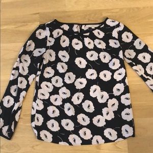 Loft Flowery Blouse size XS